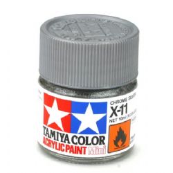 PEINTURE TAMIYA ARGENT ACRYLIC X-11